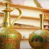 Gesso painting detail 2