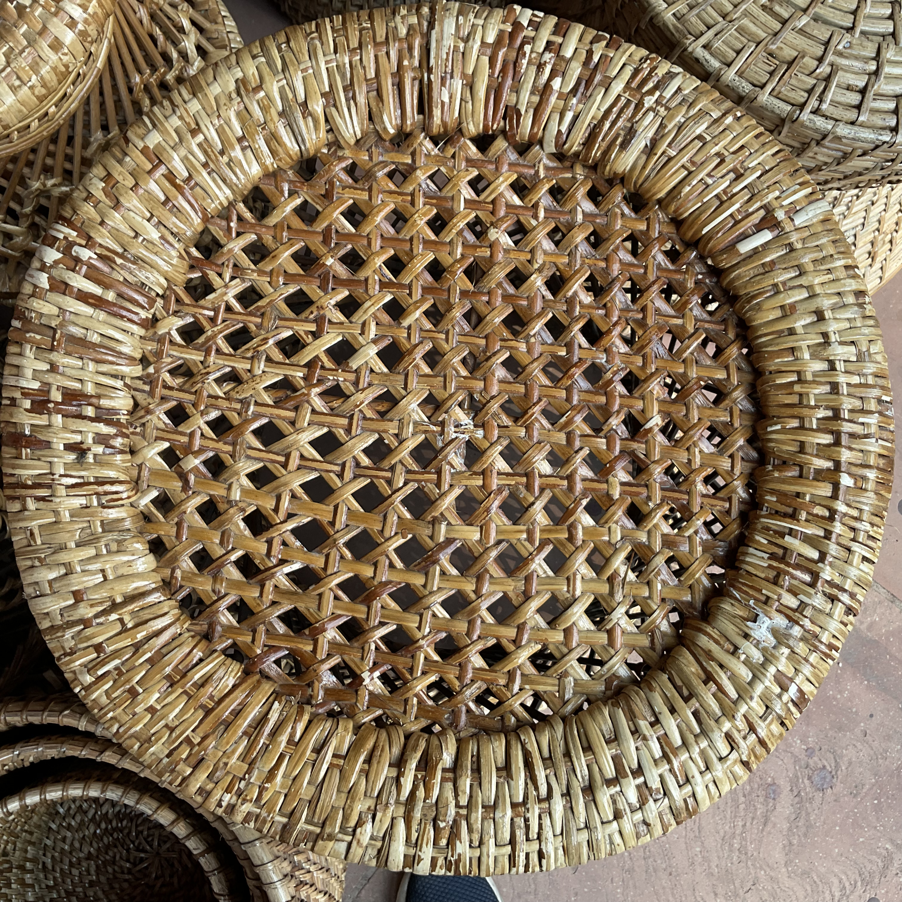 Cane and bamboo craft detail 1