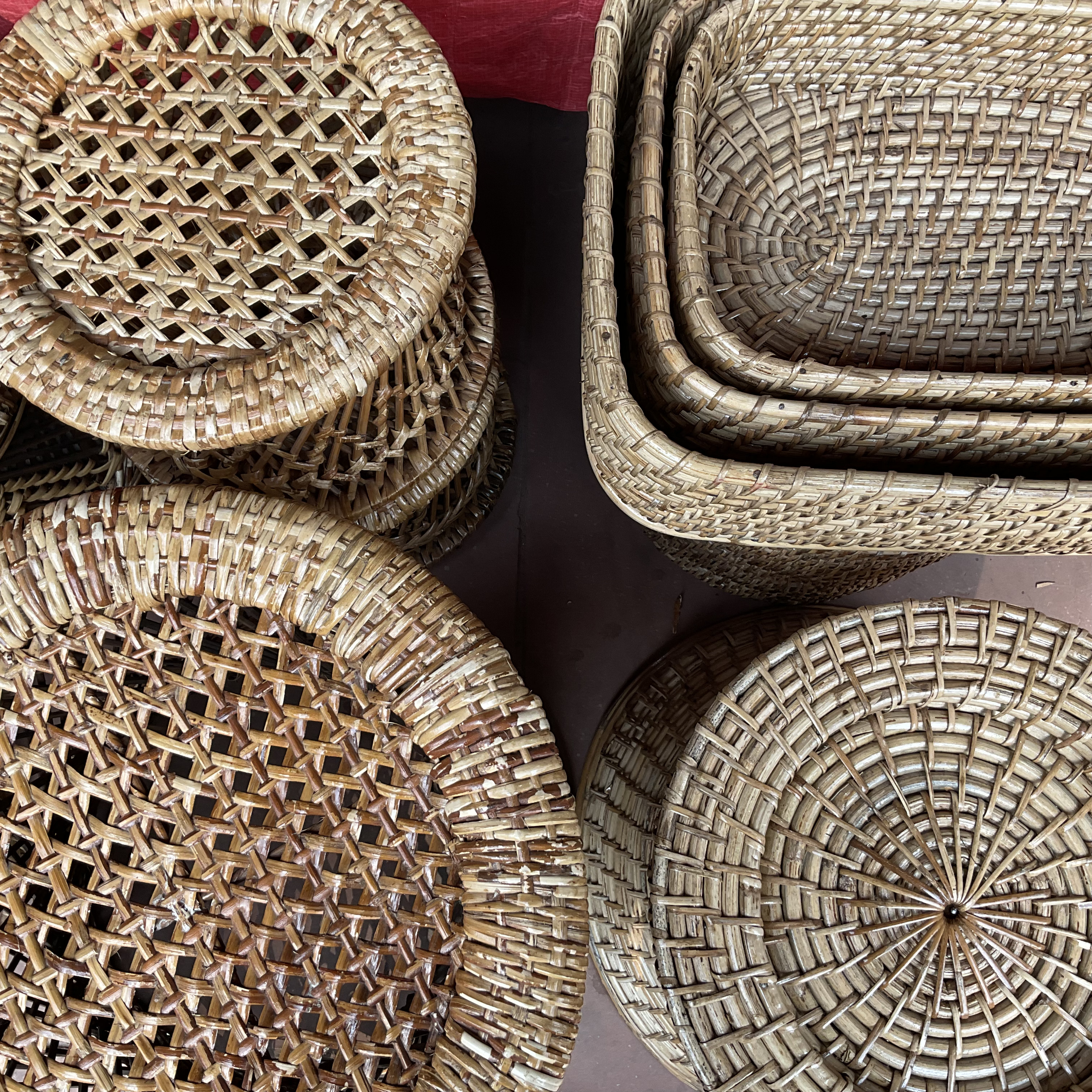 Cane and bamboo craft detail 3