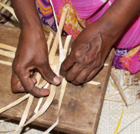 Screw pine craft detail 1