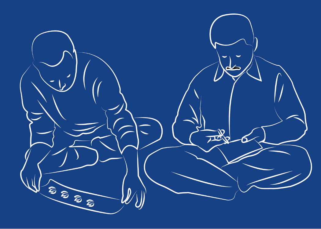 Illustration of Sanjhi paper stencil art products