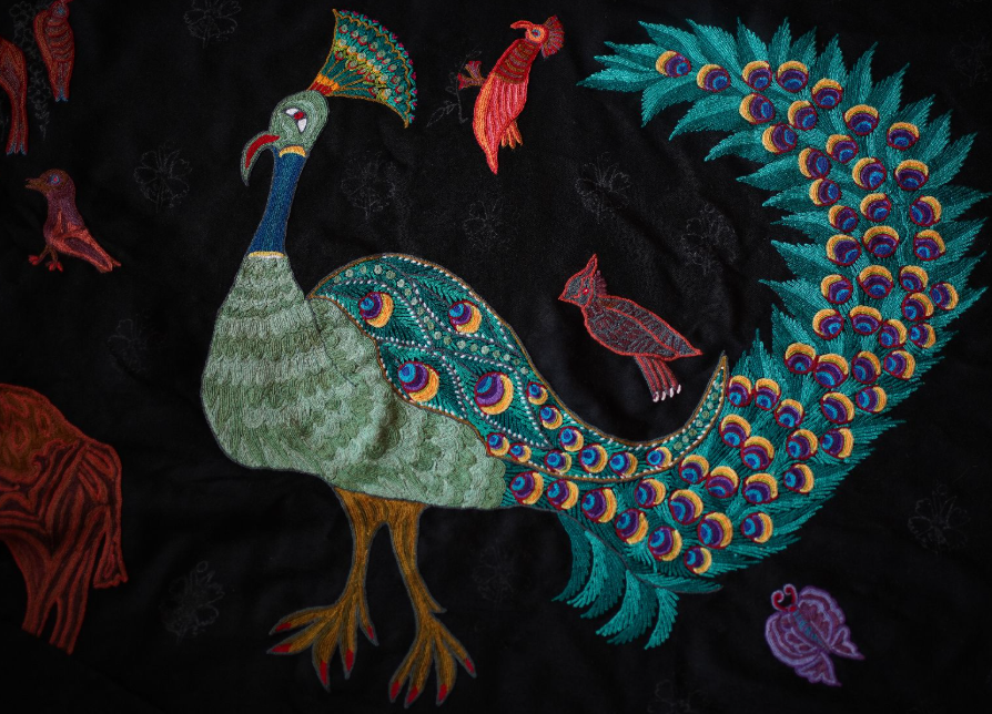 Kashmiri crewel embroidery sample 3