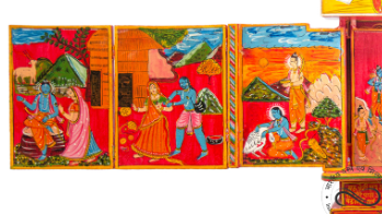 Kavad craft painted panels, image 1